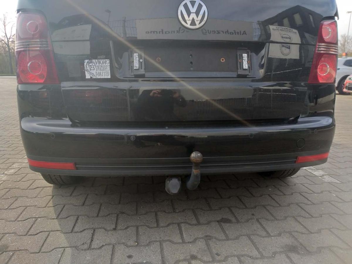 VW Touran 1T original Sto&szlig;stange Stossf&auml;nger hinten LC9X Deepblack Facelift Bj.2008